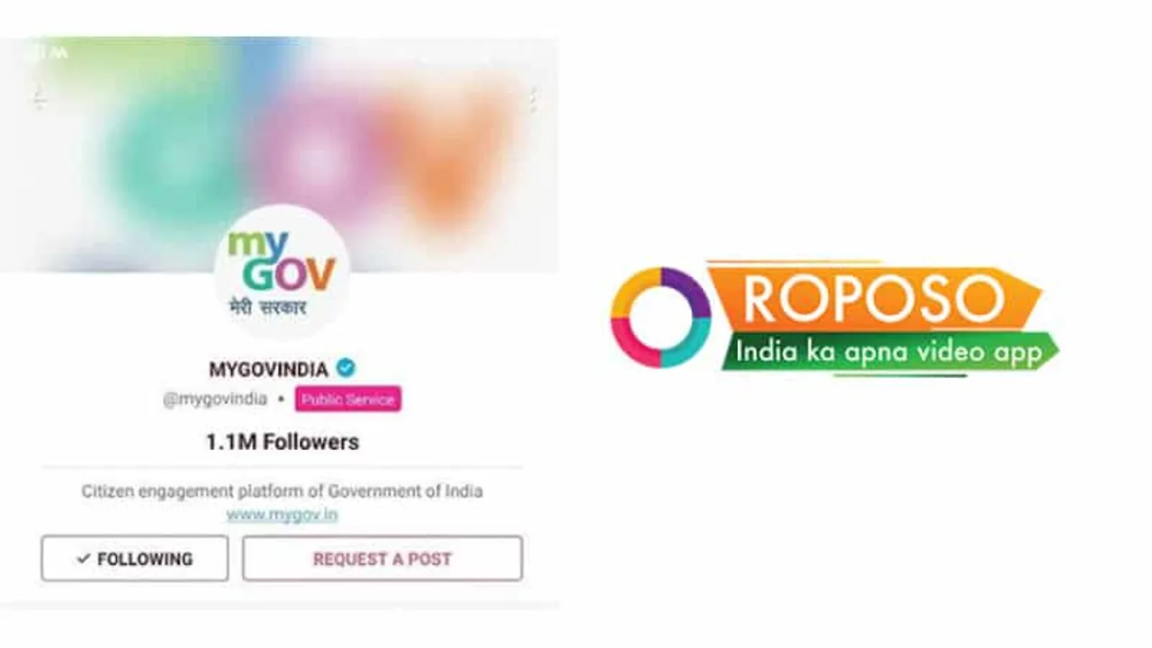 MyGov joins Roposo in support of Hon'ble PM Narendra Modi's #AatmaNirbharBharatAbhiyaan Campaign