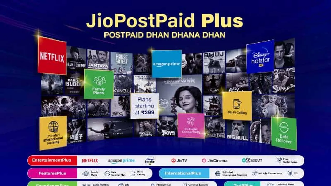 Jio Post Paid Plus Features