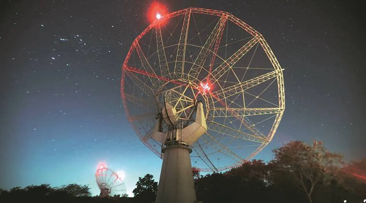 Giant Metrewave Radio Telescope, or GMRT, is the world's largest telescope of its kind