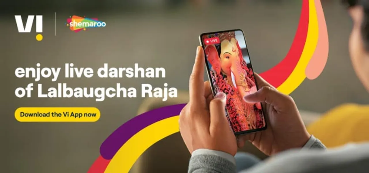 Vi enhances the spirit of Ganeshotsav 2023 with Live Darshan of Ashtavinayak shrines, on the Vi App