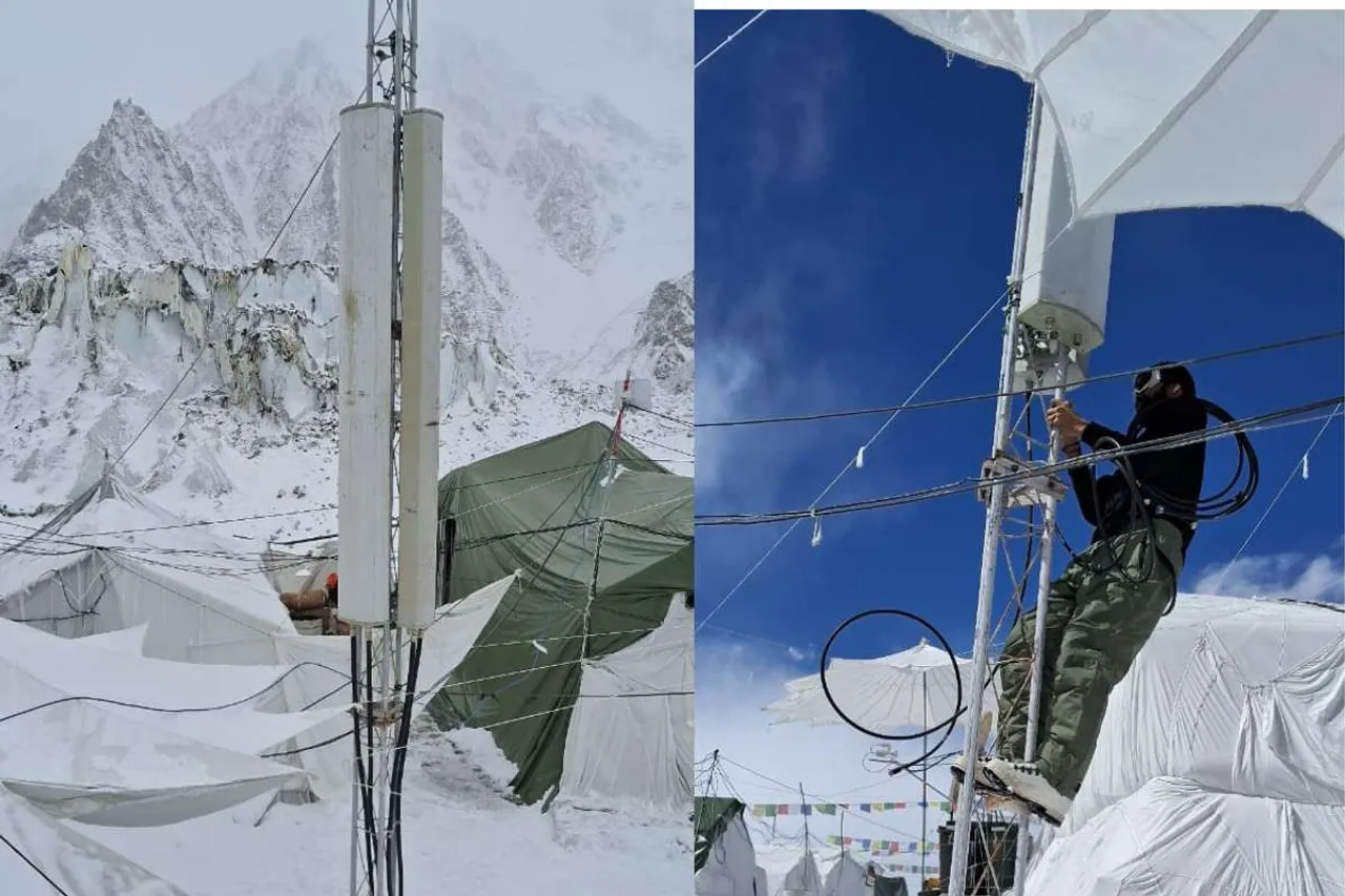 First BTS delpoyed in Siachen Glacier by BSNL