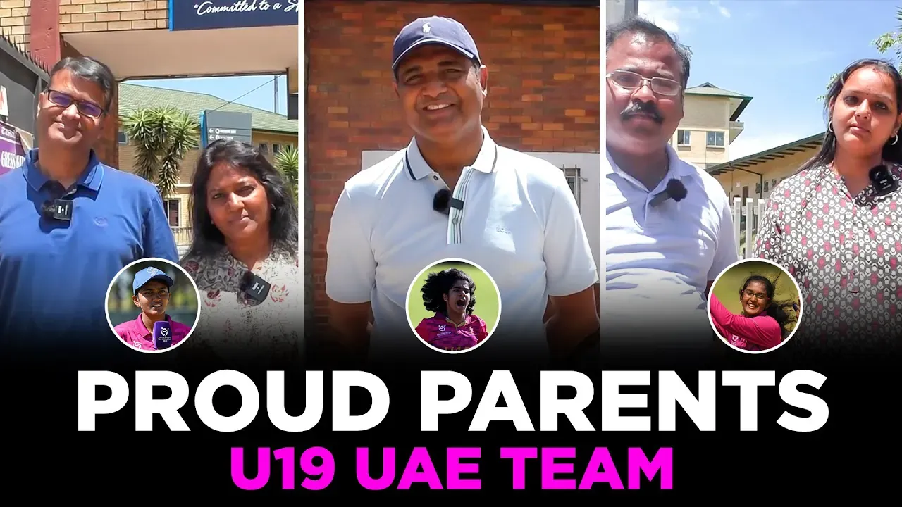 Vaishnave Mahesh, Theertha Satish & Samaira Dharnidharka's PROUD PARENTS | U19 T20 World Cup