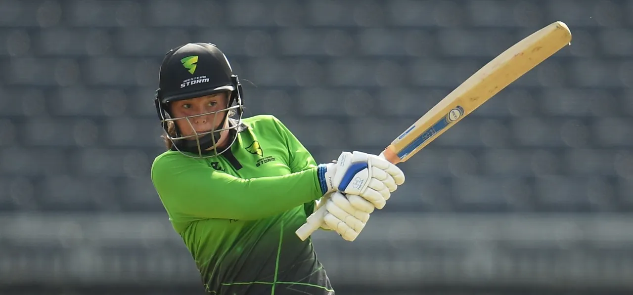 Getting chucked the ball early on was a surprise, says Georgia Hennessy after Storm's win