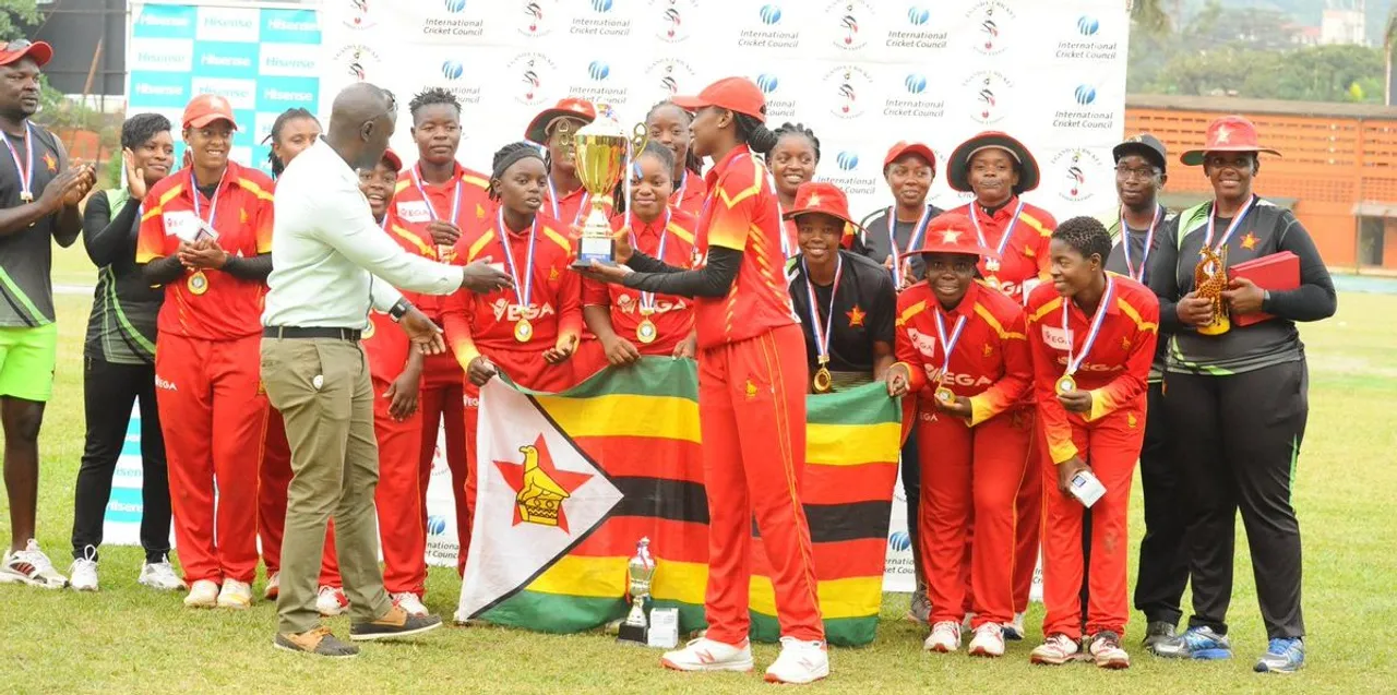 Zimbabwe beat Uganda to win the Victoria Tri Series