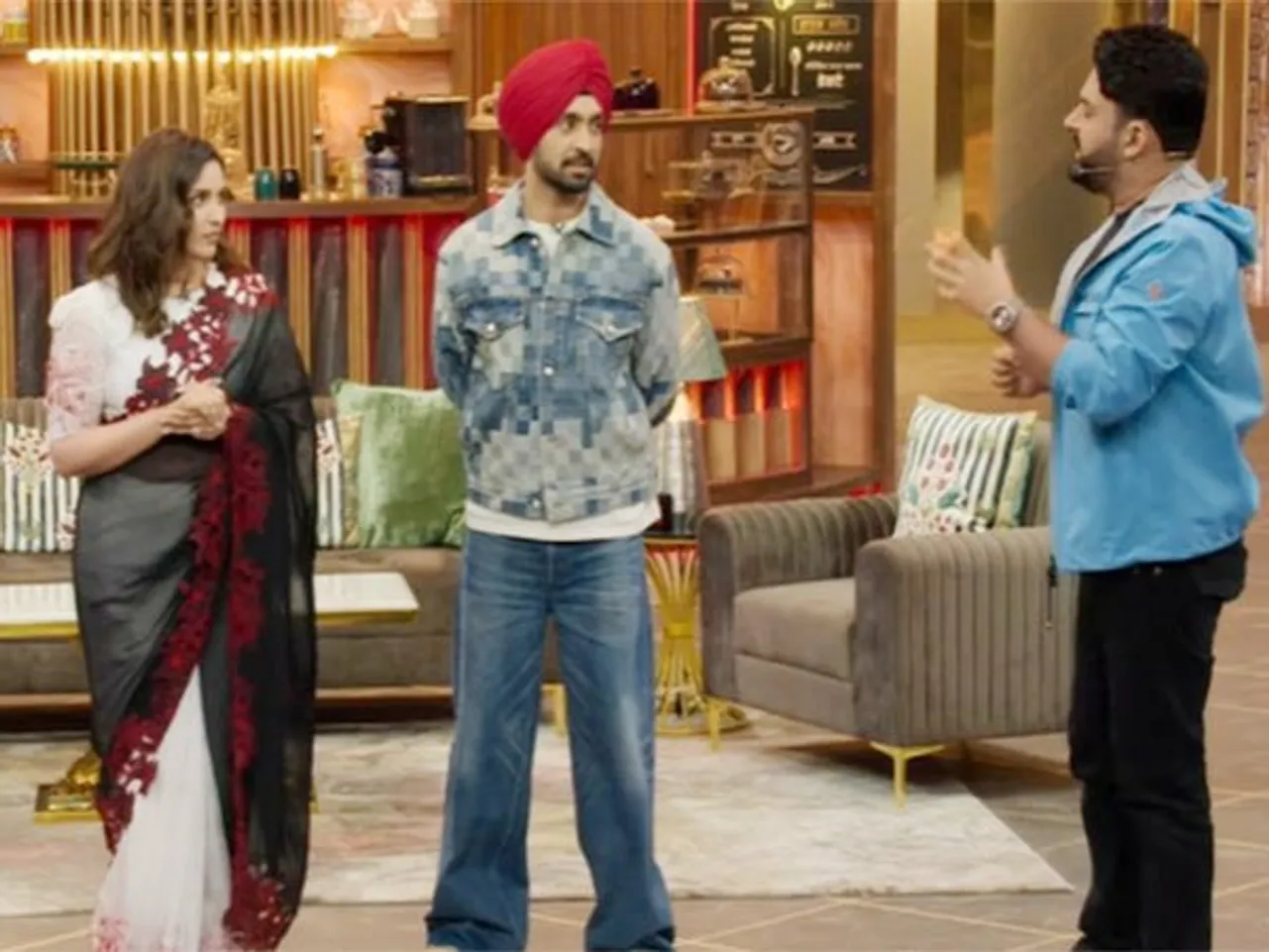 Kapil Sharma's hilarious banter with Diljit Dosanjh, Parineeti Chopra in  'The Great Indian Kapil Show' promo leaves fans excited