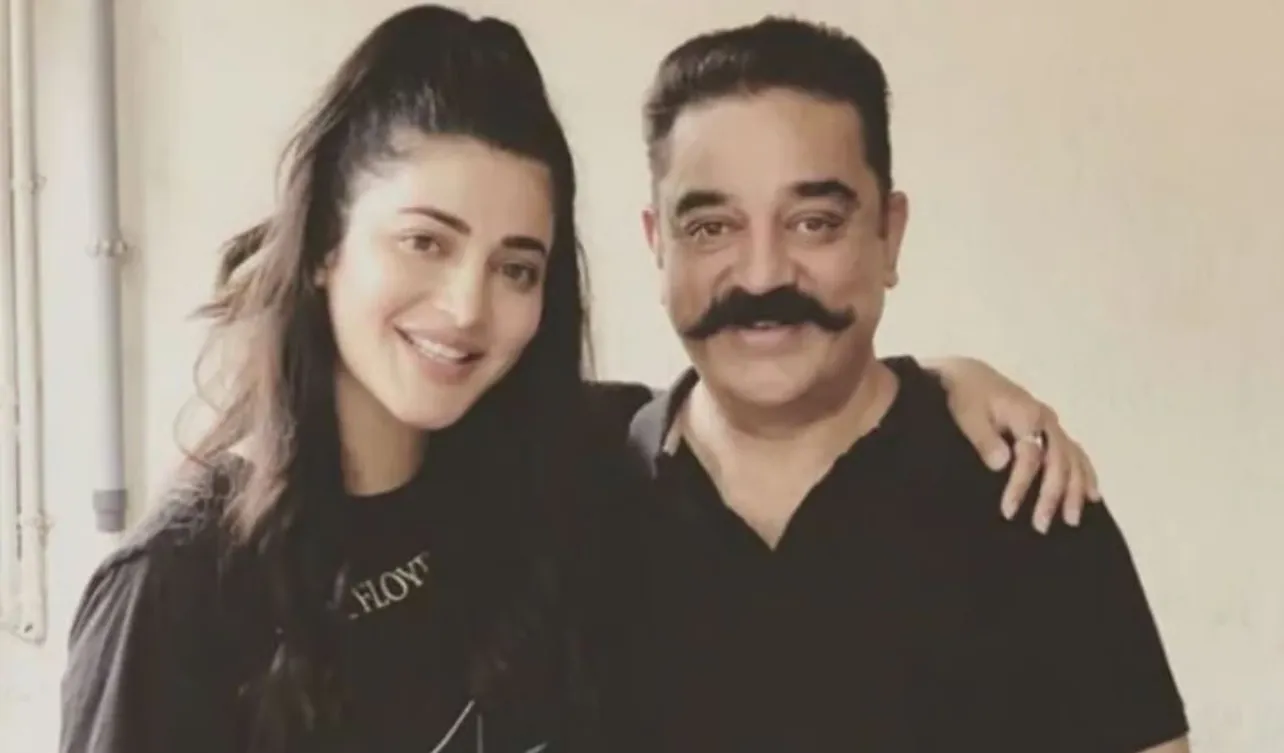 Kamal Haasan and his Daughter Shruti Haasan