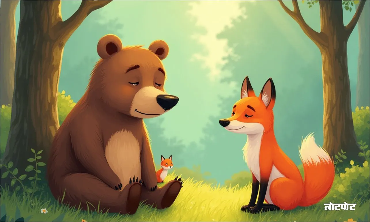 Jungle Story The Clever Fox and the Hungry Bear