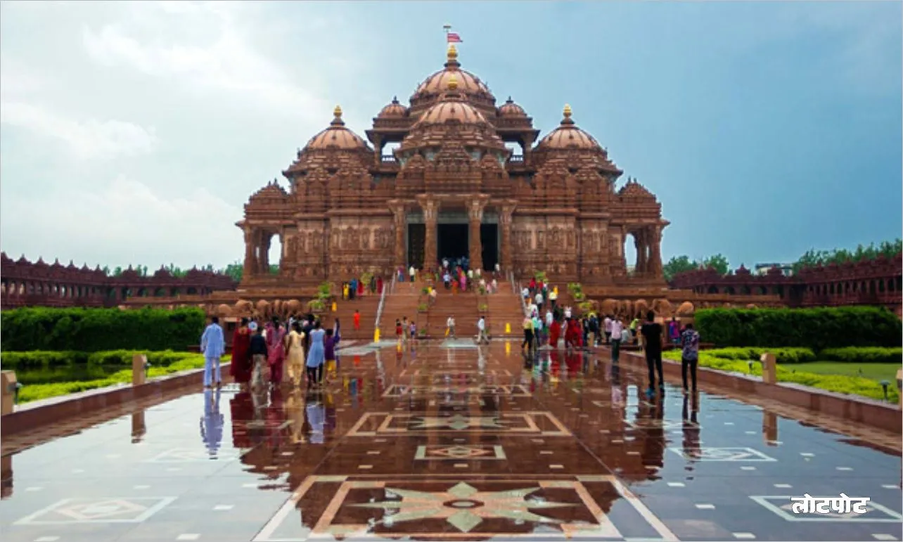 Akshardham Temple Amazing view of Delhi culture