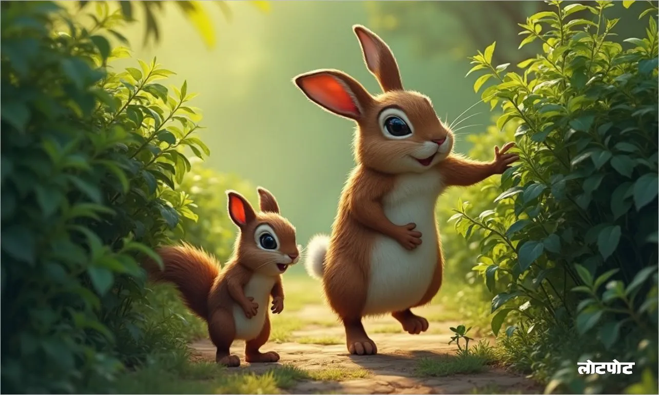 The unique journey of rabbit and squirrel