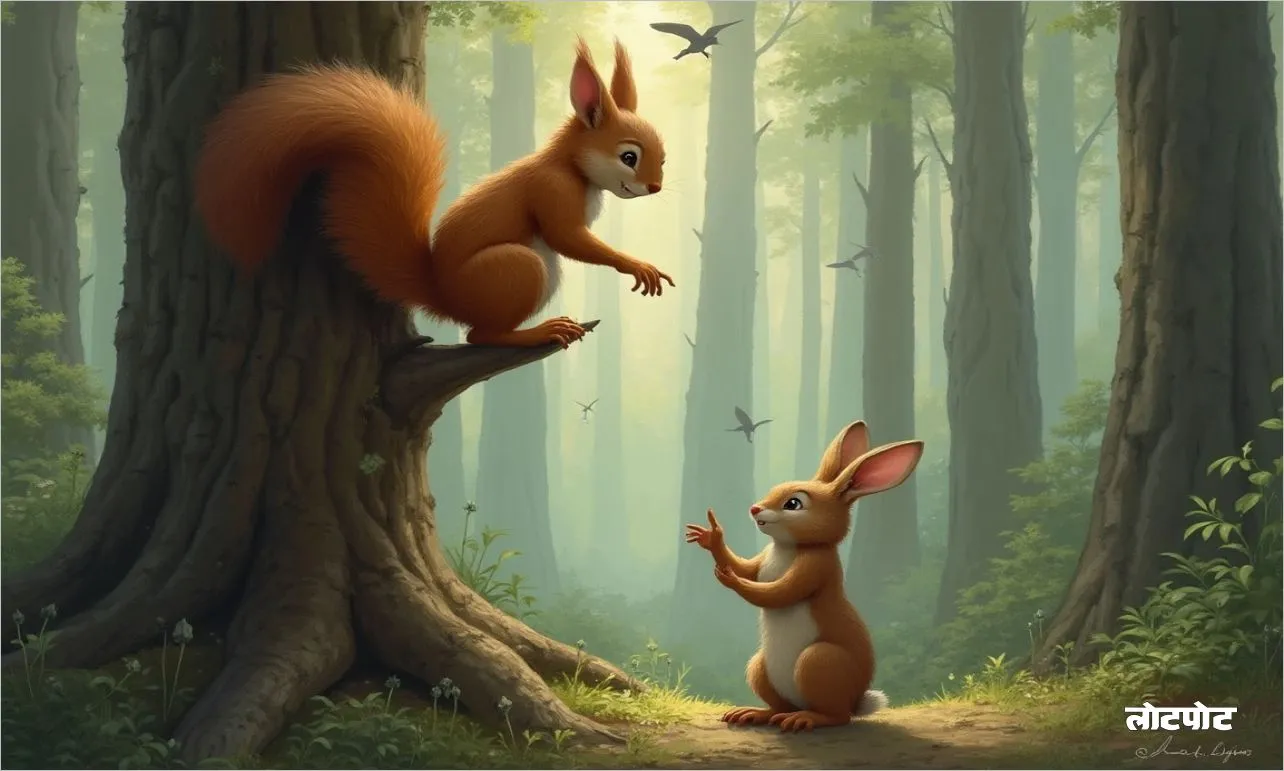 The unique journey of rabbit and squirrel
