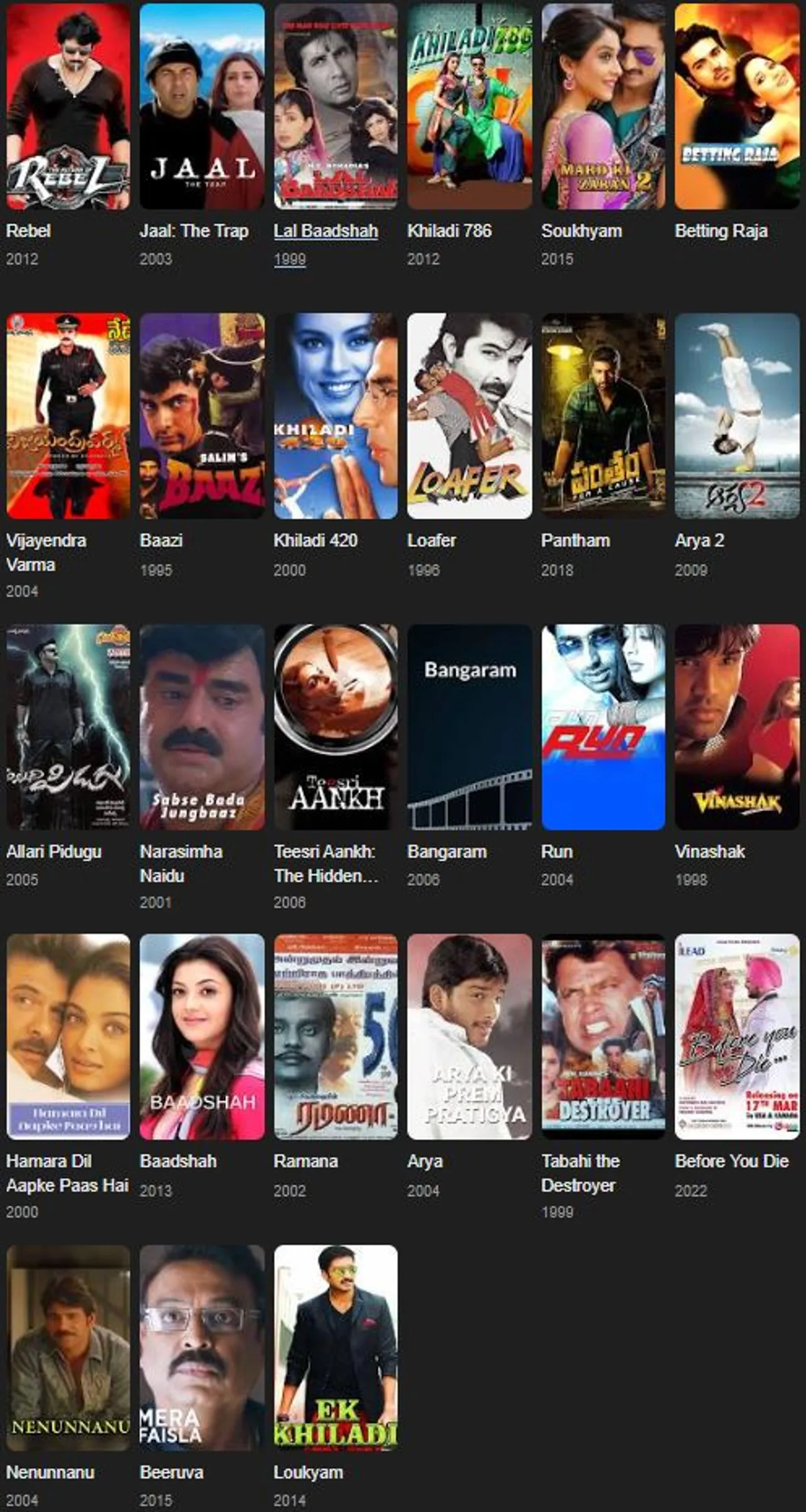 Mukesh Rishi filmography