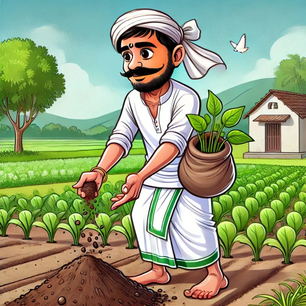 moral story Wisdom of the clever farmer