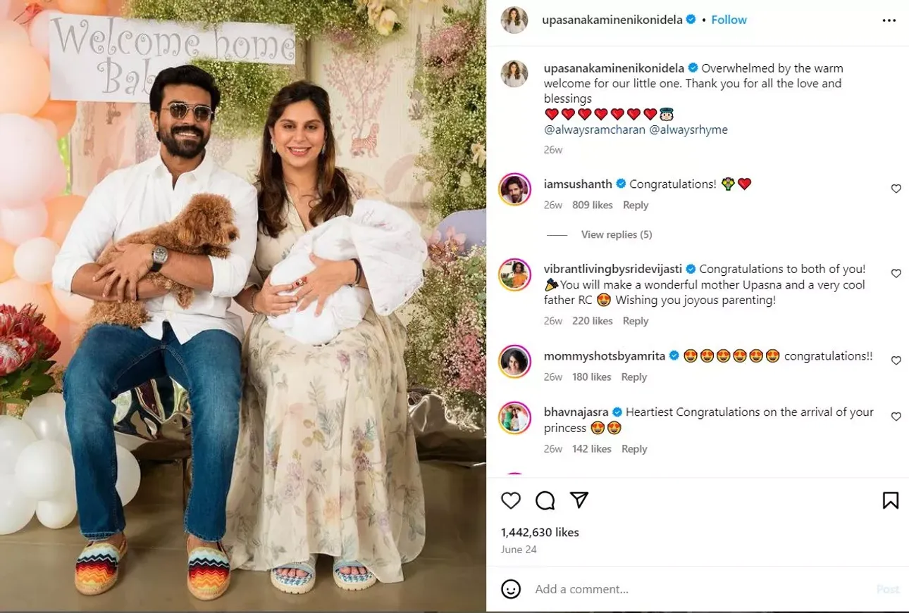 Ram Charan-Upasana Kamineni Konidela