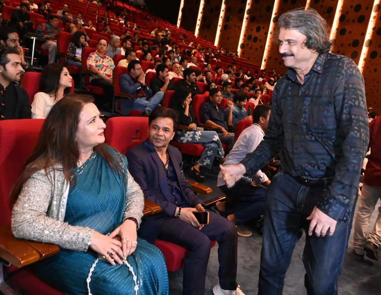 Phalke FF Awardees Poonam Dhillon and Rajpal Yadav connect with Chaitanya Padukone jpg
