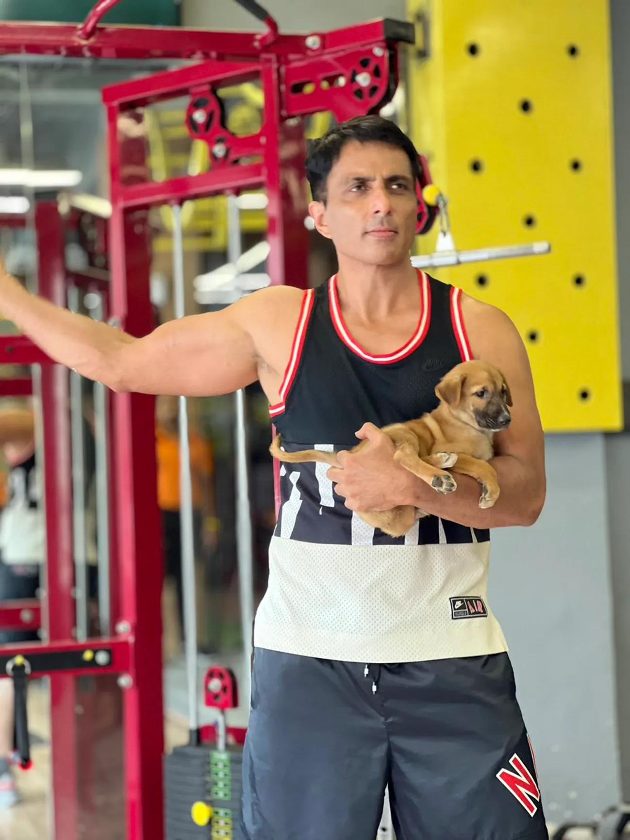Sonu Sood At His Workout Session