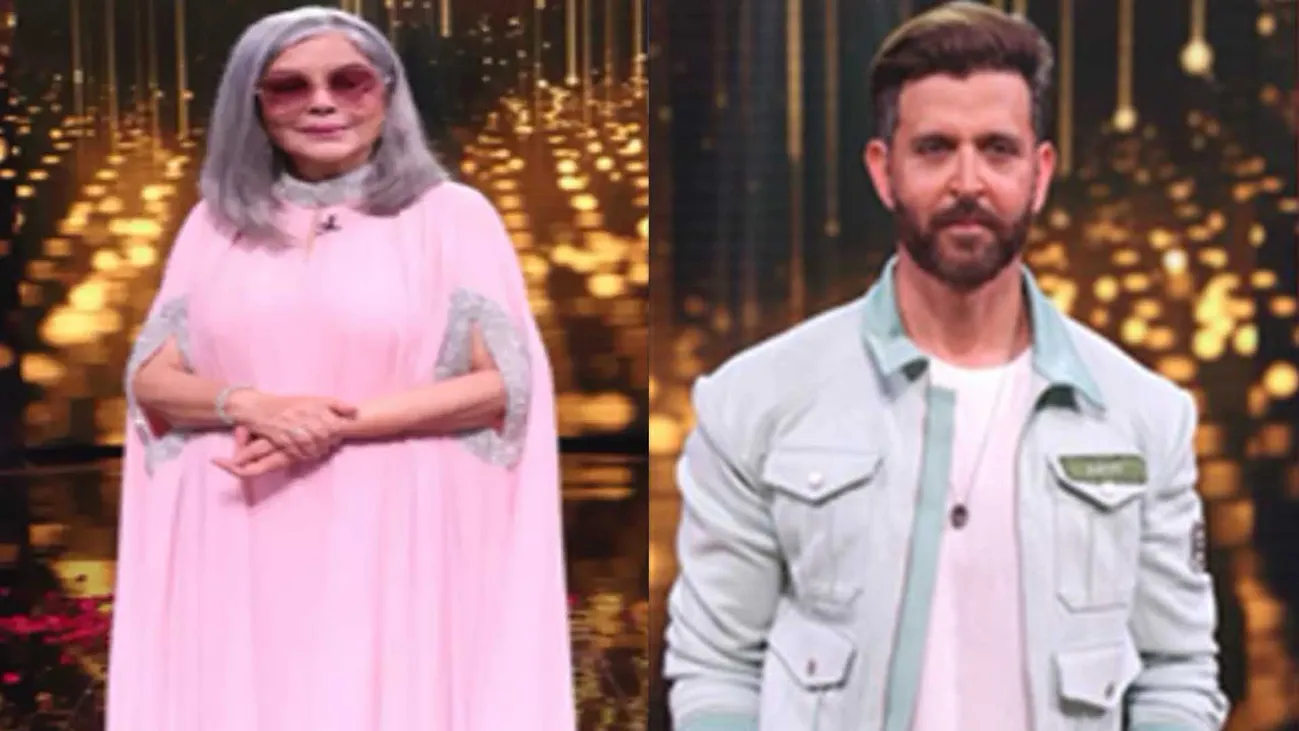 Zeenat Aman and Hrithik Roshan