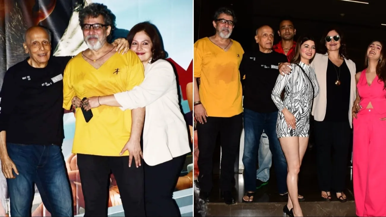 Pics: Pooja Bhatt, Mahesh Bhatt attend Deepak Tijori's Tipppsy trailer  launch - India Today