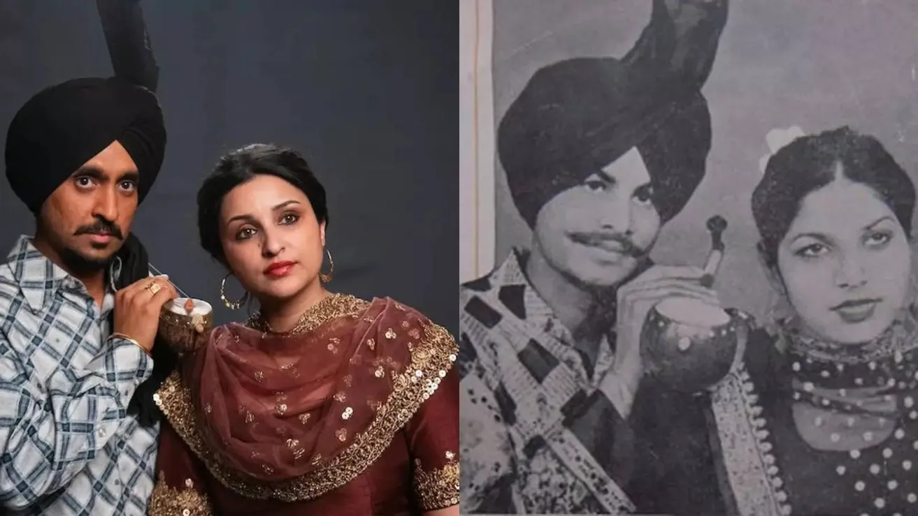 परिणीति, दिलजीत ने अमर सिंह चमकीला, पत्नी की प्रसिद्ध तस्वीरें फिर से  बनाईं। इंटरनेट 'समान समान लेकिन भिन्न' हो गया | वेब सीरीज समाचार ...