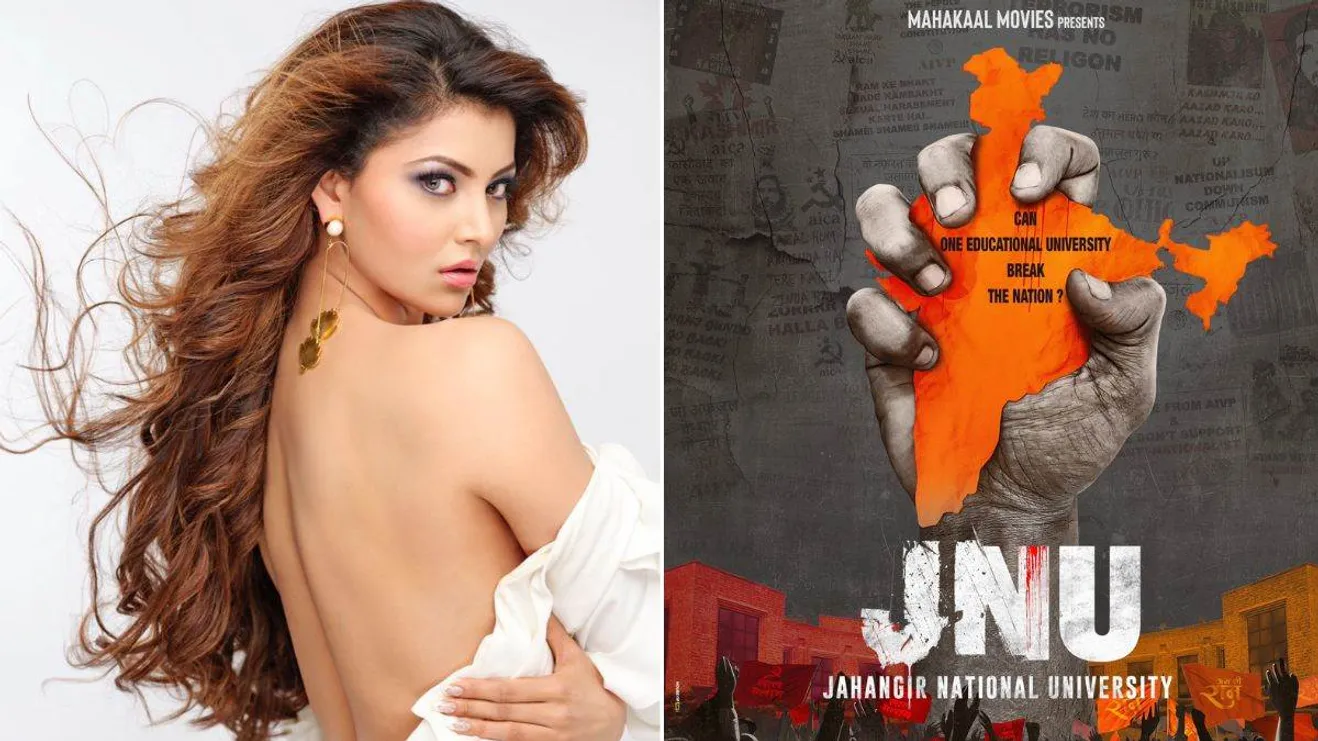urvashi rautela ravi kishan upcoming movie JNU first look  poster out