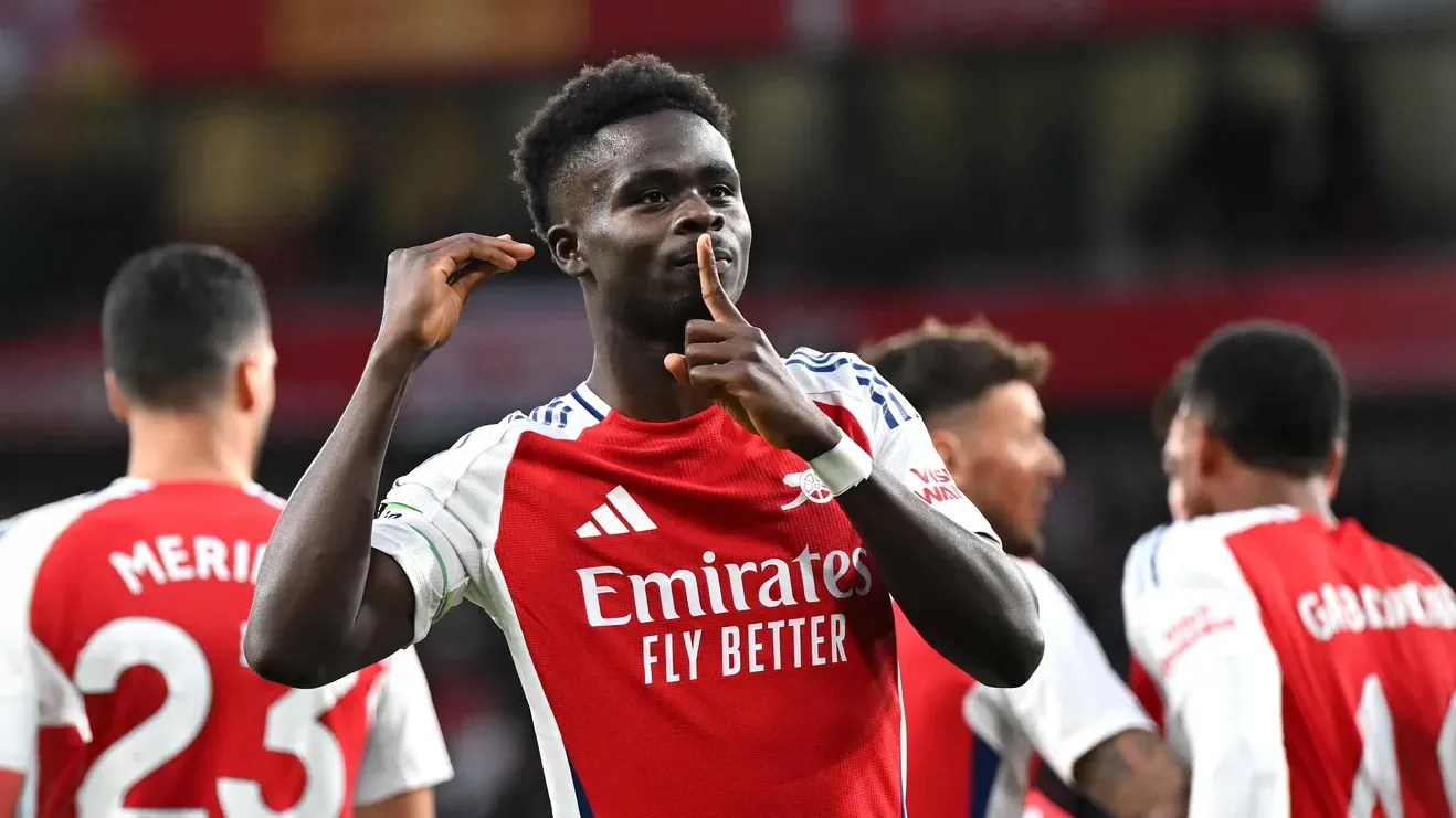 Bukayo Saka scored his 50th Premier League goal - Arsenal vs Liverpool LIVE - sportzpoint.com