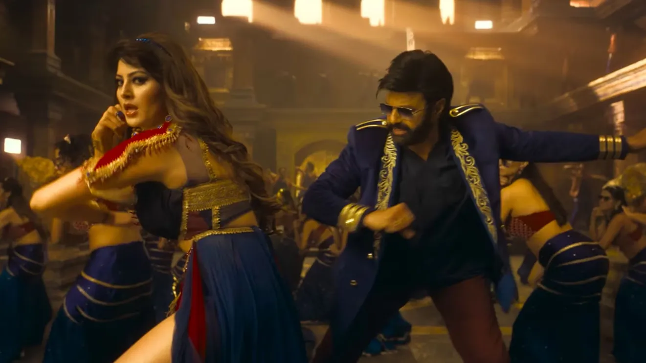Urvashi Rautela and Nandamuri Balakrishna