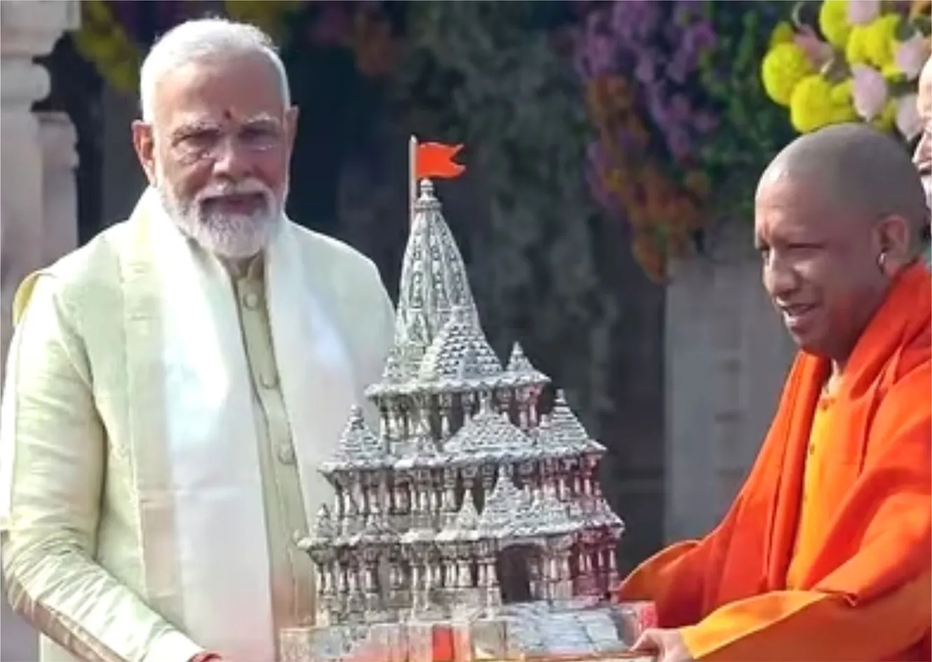 Ayodhya Ramlala's life consecration completed under the leadership of Prime Minister Narendra Modi