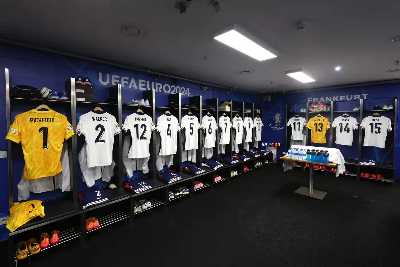 Dressing-room of England
