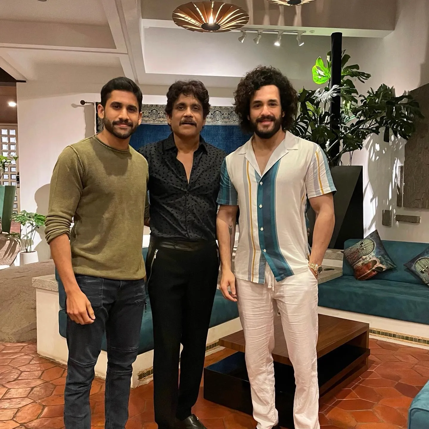 Nagarjuna Naga chaithanya Akhil akkineni