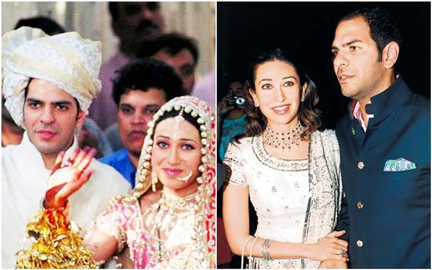 Karisma Kapoor And Sanjay Kapur Wedding Pictures And Divorce -  Entertainment News: Amar Ujala - धूमधाम से हुई थी करिश्मा कपूर की शादी, पति  ने हनीमून पर लगाई बोली, टॉर्चर के बाद