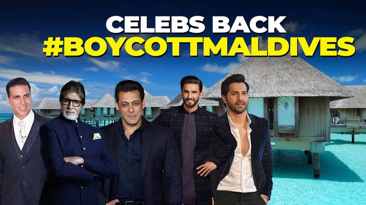 Bollywood stars  #BoycottMaldives