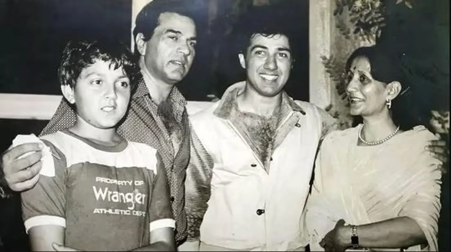 Dharmendra with family