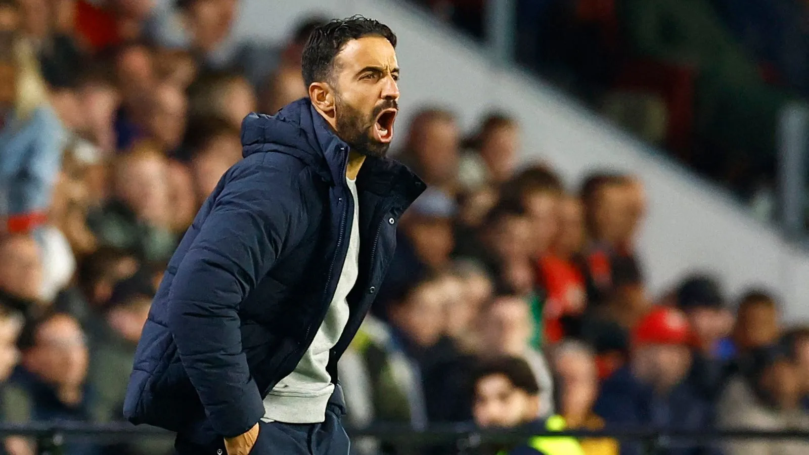 Sporting Manager Ruben Amorim on the sidelines- Sportz Point.com