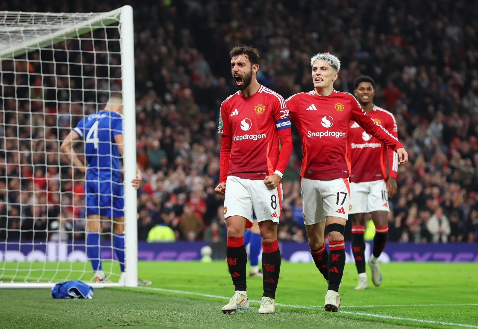 Bruno Fernandes explains why Alejandro Garnacho did not celebrate his goal against Leicester-sportzpoint.com