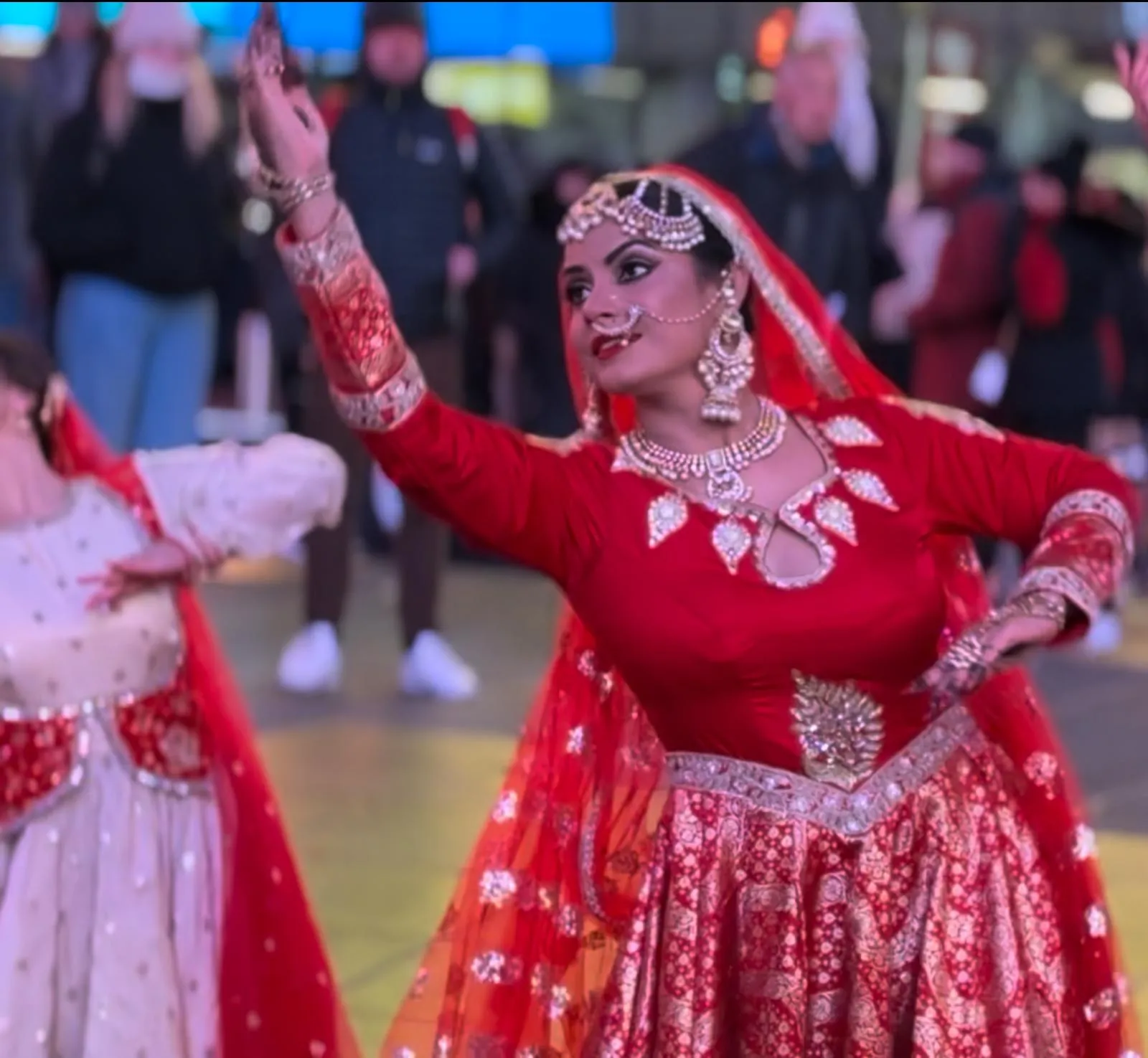 Bihar Neetu Chandra Srivastava shines at Times Square in America