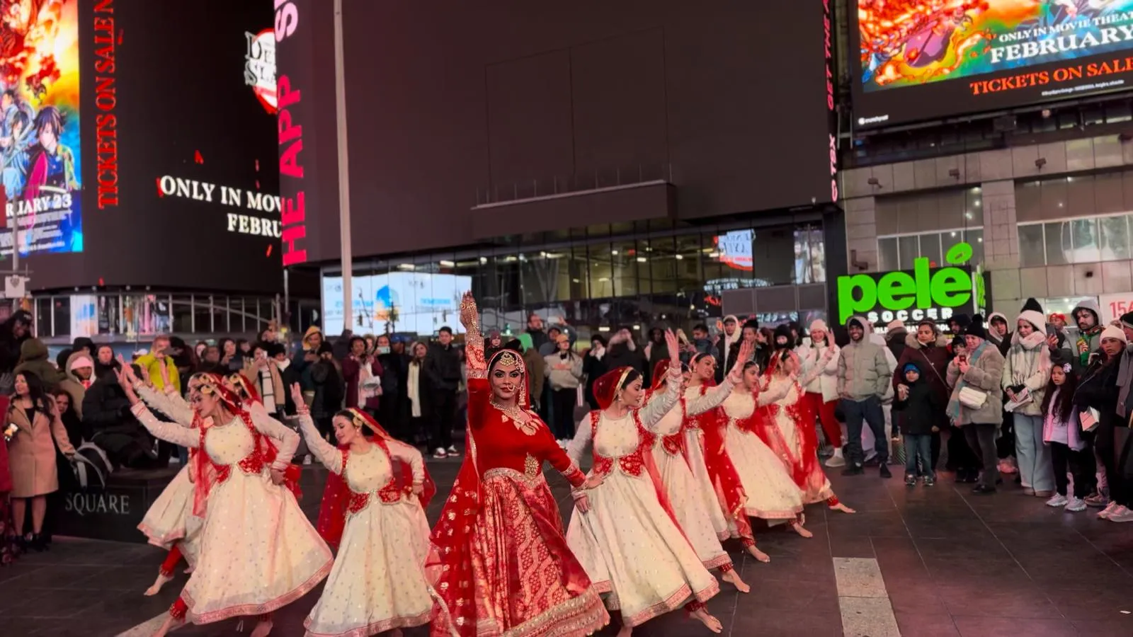 Bihar Neetu Chandra Srivastava shines at Times Square in America