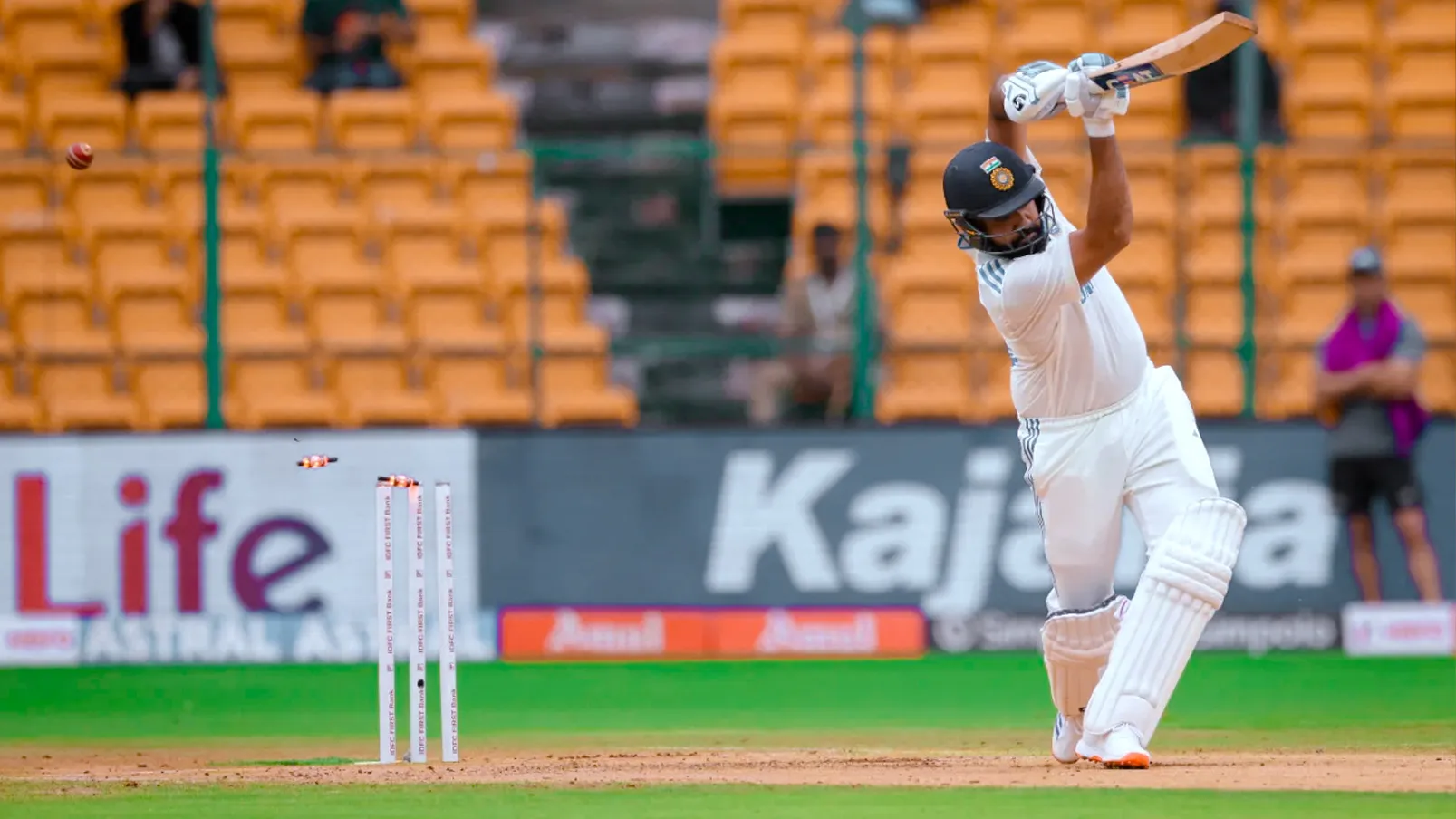 Lowest Test Total by India in Home Test - 46 vs New Zealand, Bengaluru, 2024 | sportzpoint.com