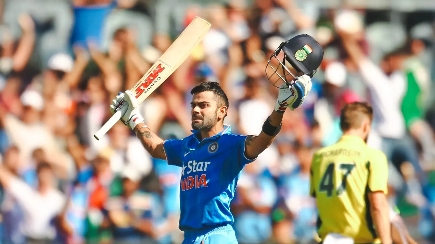 117 Runs | vs Australia, Melbourne, 2016 - sportzpoint.com