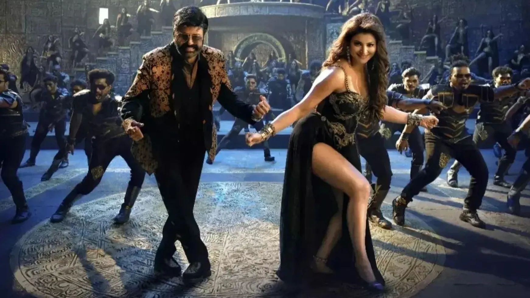 Urvashi Rautela and Nandamuri Balakrishna