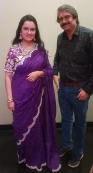 CINTAA RK@100 concert- Mohit Shastry ( left) with Padmini Kolhapure