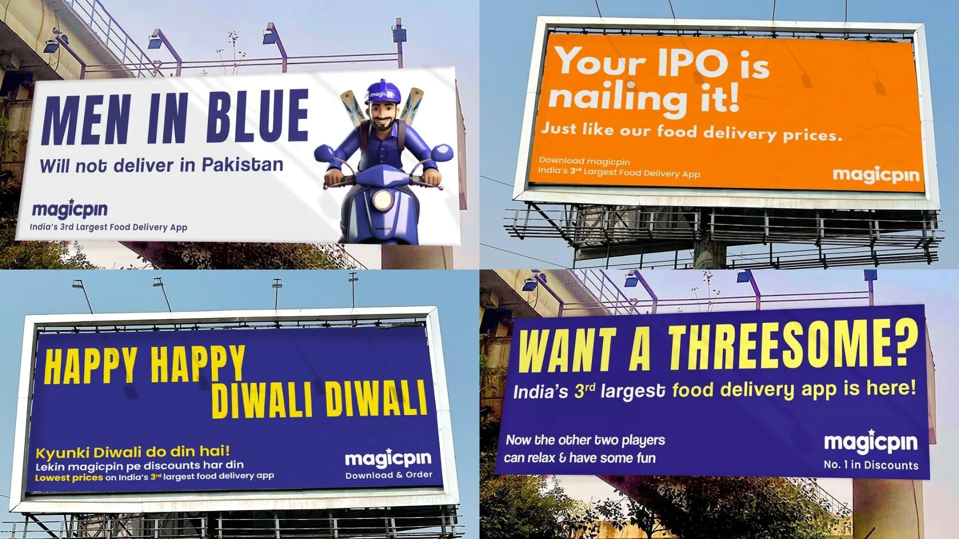 Some of the OOH campaigns 
