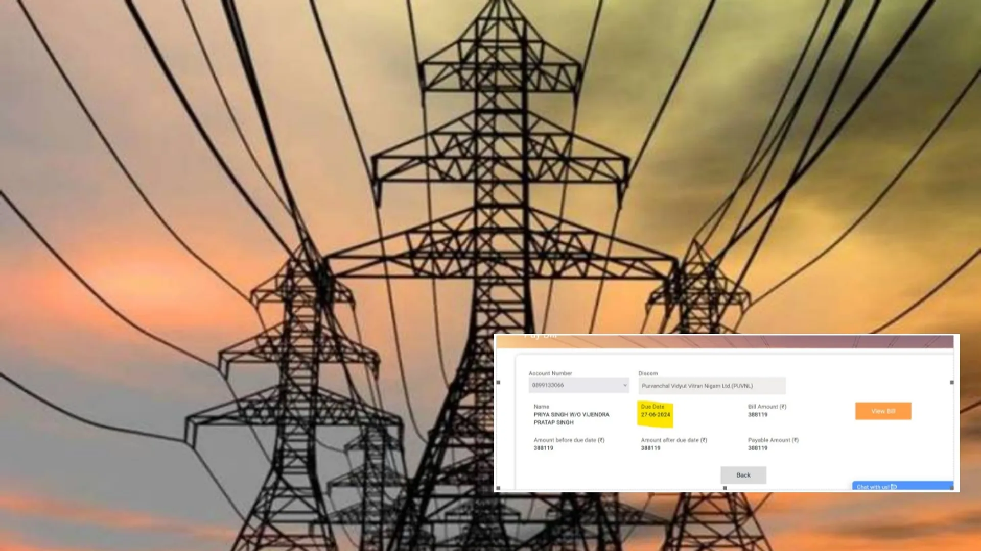 varanasi news, electricity bill,