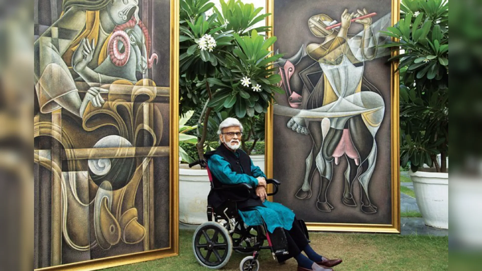 Satish Gujral, Satish Gujral's Bungalow, satish gujral paintings, About Satish Gujral, सतीश गुजराल, बोलते बंगले, बोले भारत,