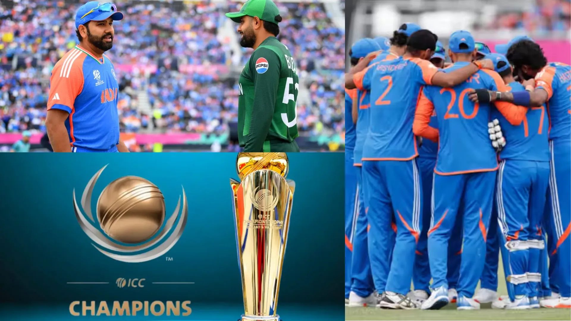 चैंपियंस ट्रॉफी 2025 में Team India की होगी अग्नी परीक्षा 