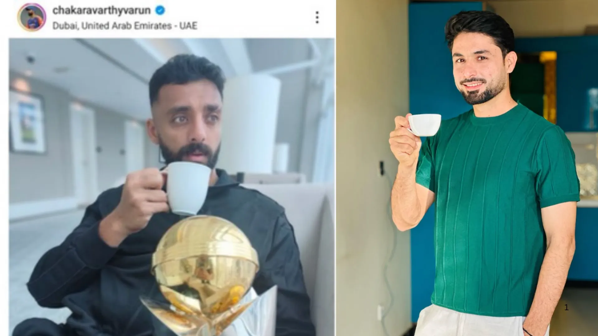 Varun Chakravarthy फोटो शेयर पाकिस्तान से लिए मजे 