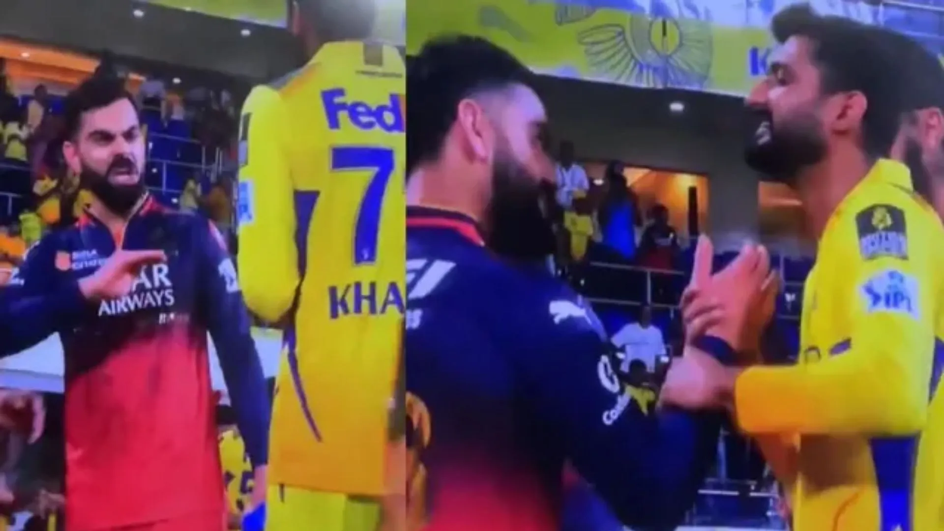 मैच के बाद Vikat Kohli और खलील अहमद के बीच हुई बहस !