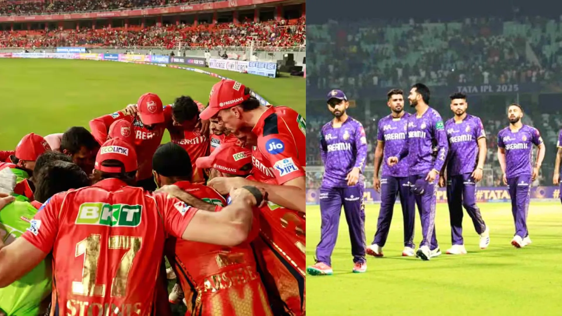 PBKS करेगी बाउंस बैक या KKR लगाएगी जीत का चौका ? 