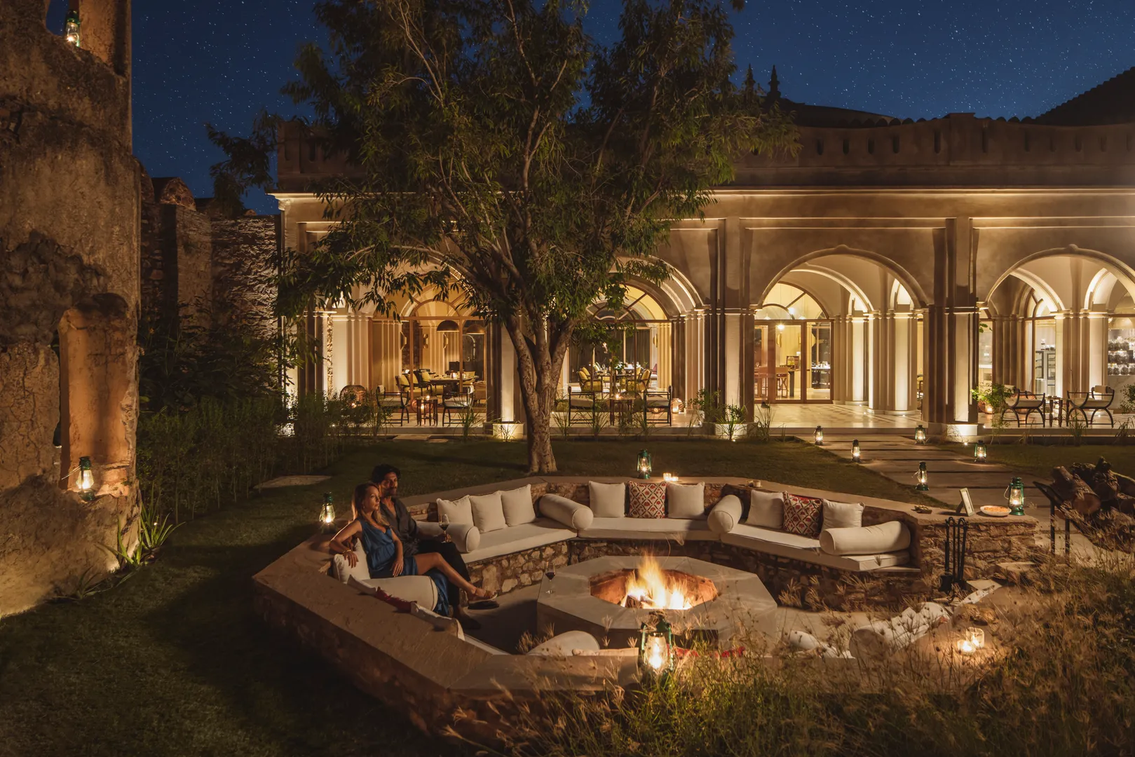 Six Senses Fort Barwara_Firepit_The Cortile