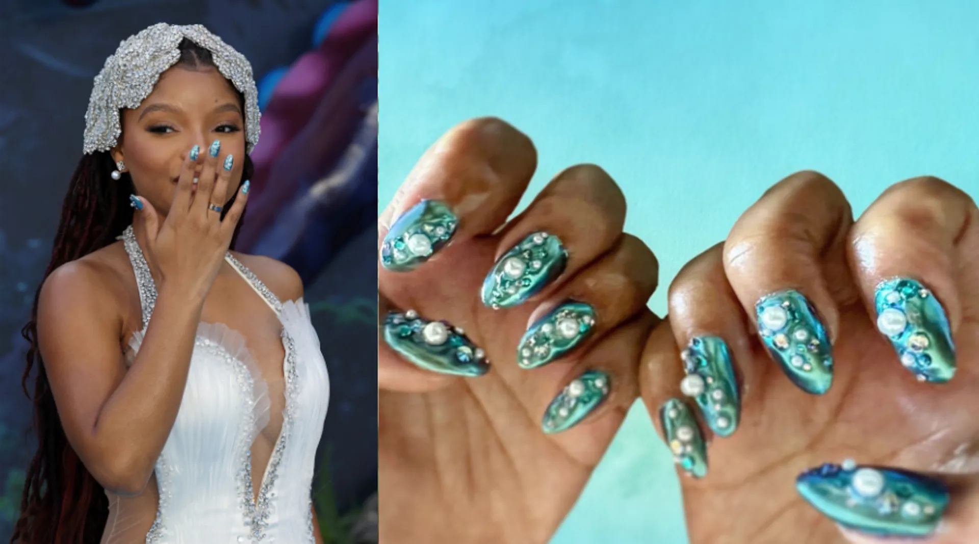 Ariel View: 9 Nail Designs Inspired By The Mermaidcore Trend