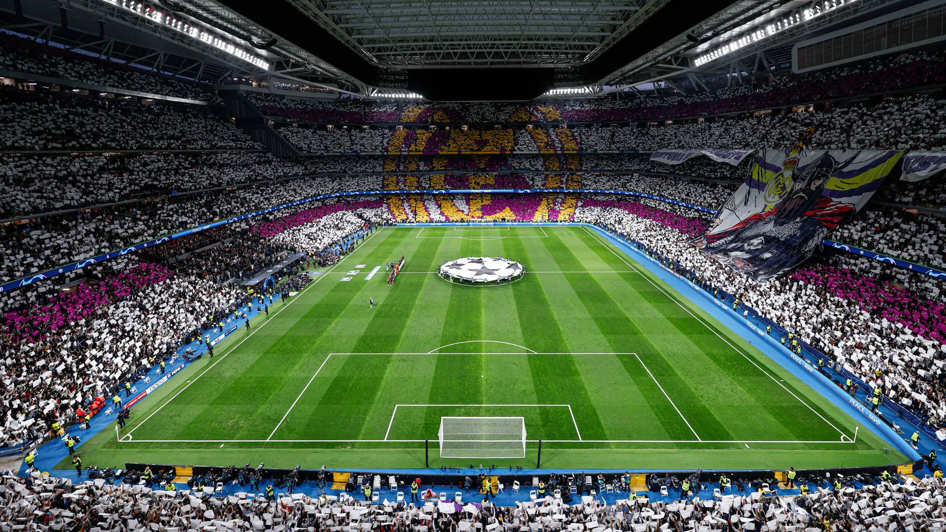 Real Madrid vs Bayern: Santiago Bernabeu