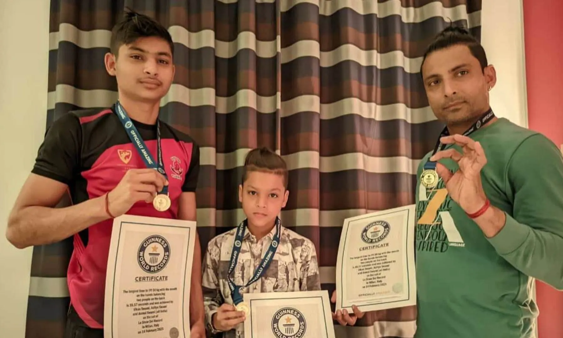 Meerut man sets Guinness World Record lifting 125 Kg with his teeth